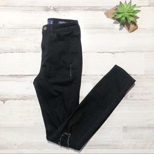 Hollister Girls High-Rise Super Skinny Black Jeans
